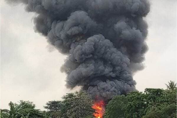 Kebakaran Lapak Semi Permanen di Pancoran Jaksel, 45 Personel Damkar Diterjunkan 