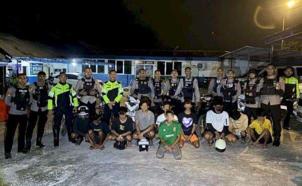 Aksi Balap Liar di Kota Kupang Kocar Kacir Digrebek Aparat, 10 Sepeda Motor Diamankan