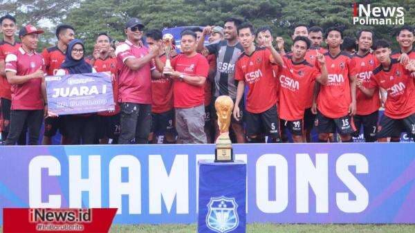 CSM Mapilli Juara Kapolres Cup III Polman, Turnamen Ditutup Meriah di Stadion S Mengga
