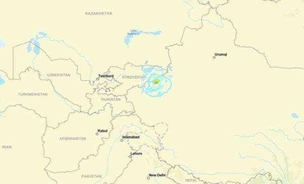 Gempa Bumi Bermagnitudo 6,0 Guncang Xinjiang China