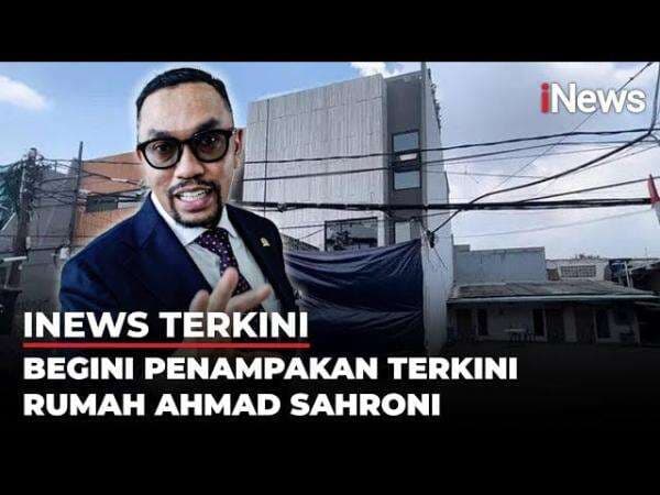 Kondisi Terkini Rumah Ahmad Sahroni, Ada Spanduk Larangan Masuk 