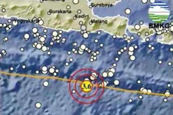 Gempa Hari Ini Magnitudo 3,6 Guncang Malang Jatim