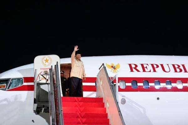 Prabowo Bertolak ke China, Penuhi Undangan Xi Jinping