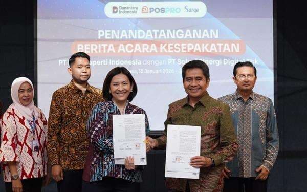 Percepat Pemerataan Akses Internet, Surge (WIFI) Gandeng Pos Properti Indonesia