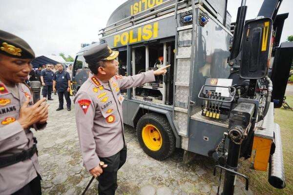 Kapolri Cek Personel-Sarpras Polda DIY, Pastikan Siap Hadapi Potensi Bencana