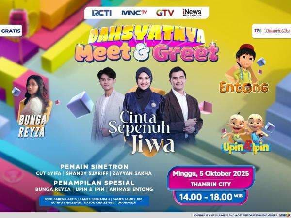 Siap-Siap Ketemu dengan Cut Syifa dan Pemain Sinetron Cinta Sepenuh Jiwa Dalam Dahsyatnya Meet and Greet