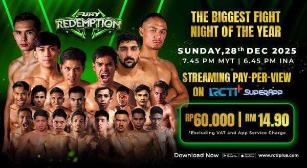FURY REDEMPTION: 11 Laga Kebangkitan, Penutup Tahun Paling Panas! Live di RCTI+