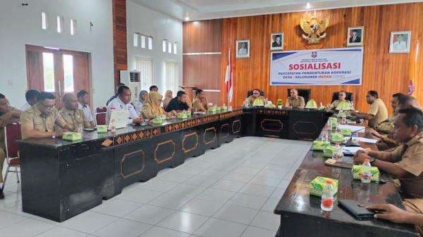Pemkab Buton Utara Sosialisasikan Pembentukan Koperasi Merah Putih untuk Ekonomi Desa