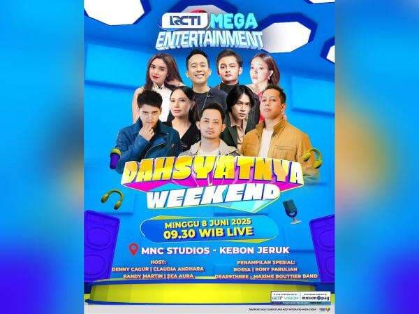 Pekan Ini, Rossa dan Ronny Parulian Hadir di Dahsyatnya Weekend RCTI