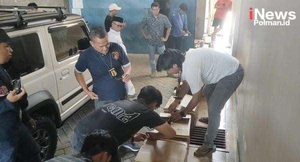 Oli Palsu Se-kontainer Disita, Polda Sulbar Gerebek Gudang di Polewali Mandar