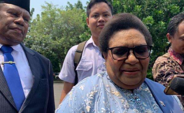 Ribka Haluk Tiba di Istana, bakal Dilantik Jadi Ketua Komite Eksekutif Percepatan Pembangunan Papua
