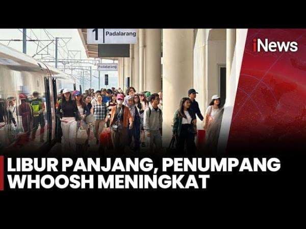 WHOOSH Tawarkan Promo 20 Diskon Tiket, Penumpang Melonjak Saat Libur Maulid Nabi