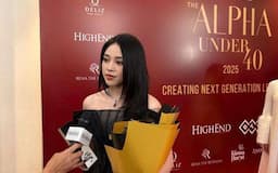 Anneth Raih Anugerah The Alpha Under 40 2025, Pantang Menyerah Jadi Kunci Sukses