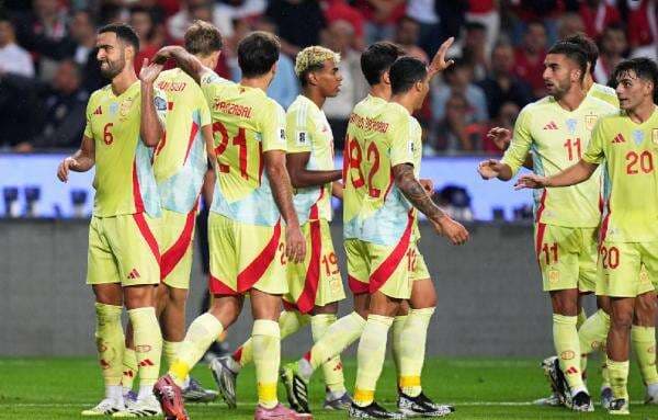 Hasil Kualifikasi Piala Dunia 2026 Zona Eropa Semalam: Spanyol Bantai Turki 6-0, Jerman Permalukan Irlandia Utara 3-1! Hasil Kualifikasi Piala Dunia 2026 Zona Eropa Semalam: Spanyol Bantai Turki 6-0, Jerman Permalukan Irlandia Utara 3-1!