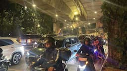 Jalan Prapanca 5 Banjir, Jalan Pangeran Antasari Macet Parah Malam Ini