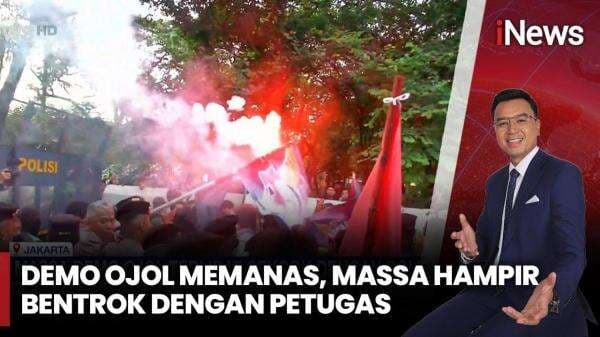 Kabar Terbaru Demo Ojol di Jakarta, Massa Nyaris Bentrok!