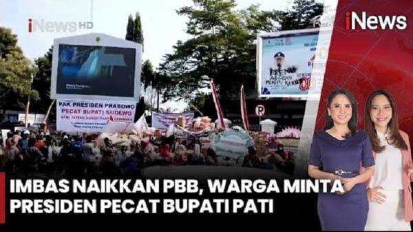 Jelang Demo Besar, Warga Pati Berdatangan ke Posko Donasi di sekitar Alun-Alun