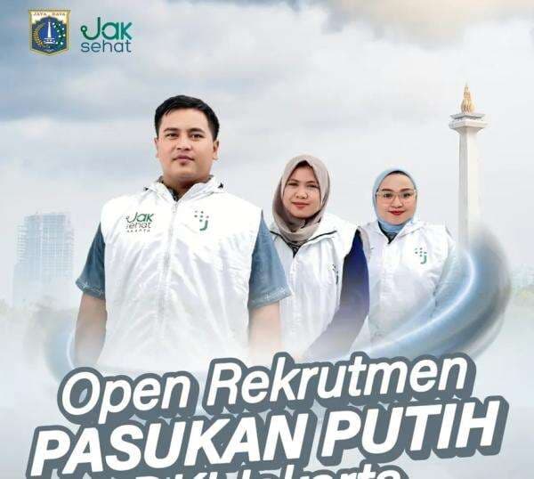 Lowongan Pasukan Putih DKI Jakarta 2025 Diperpanjang, Cek Syarat dan Link Pendaftarannya