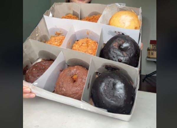 Viral! Donat Pinkan Mambo Harganya Rp200 Ribu, Netizen: Packaging Kayak Kotak Besek