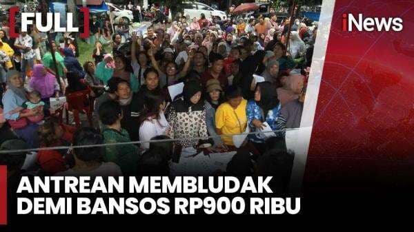 Ratusan Warga Antre BLT Kesra Rp900 Ribu, Kantor Pos di Berbagai Daerah Membludak