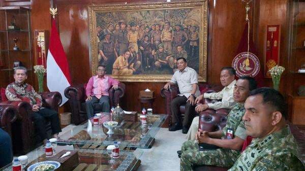 Elite PKS Sambangi Menhan, Bahas Pertahanan dan Kolaborasi Politik