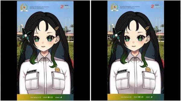 Ini Tugas Sena Si VTuber ASN Digital Buatan DPD yang Jadi Kontroversi