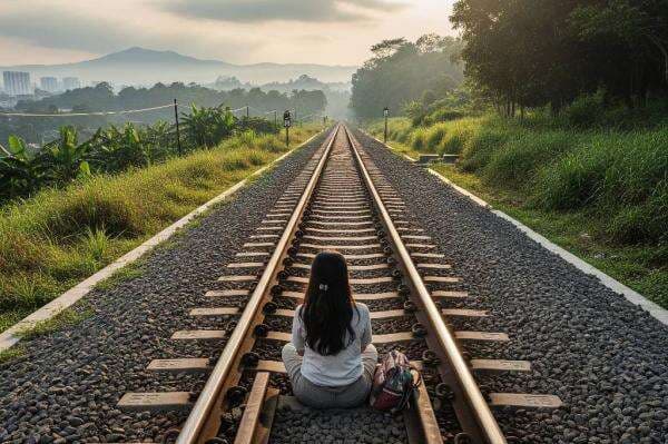 Kronologi Lengkap Gen Z Selamatkan Ibu yang Mau Bunuh Diri di Rel Kereta Api Kiaracondong