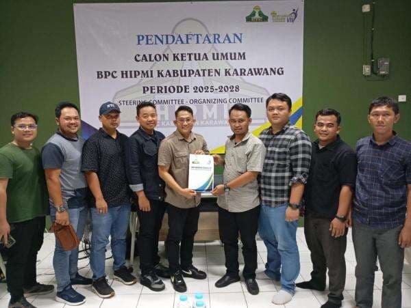 Bos Fajar Asia Grup Jadi Calon Pertama yang Mendaftar Calon Ketua BPC HIPMI Karawang