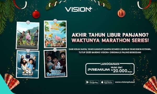 Layangan Spesial Liburan Tahun Baru, Marathon Series dan Microdrama Seru VISION+