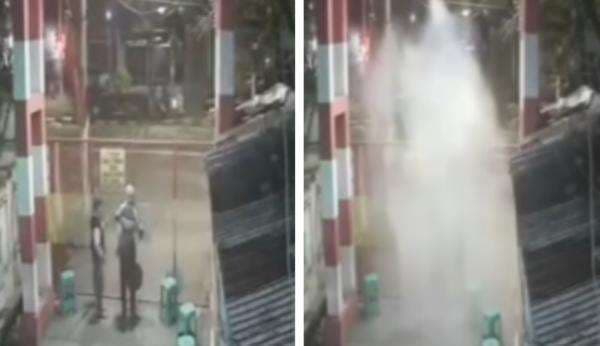 Viral!Sejumlah Orang di Pulogadung Jaktim Siram Air Keras ke Petugas Keamanan