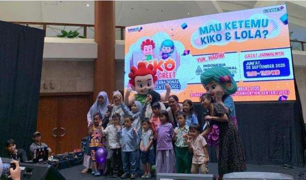Momen Seru Meet and Greet KIKO &amp; LOLA di JICC Senayan Jakarta