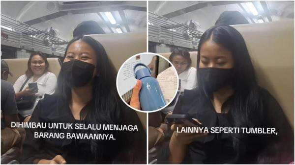 Viral Imbauan Jaga Tumbler Masing-Masing di Kereta, Netizen Syok!