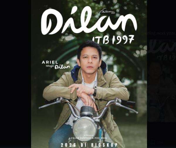 Ariel NOAH Resmi Perankan Dilan ITB 1997, Netizen: Ketuaan