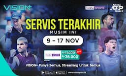 Jadwal dan Link Live Streaming Nitto ATP Finals 2025 di Vision+, Klik di Sini!