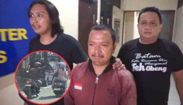 Viral! Driver Ojol di Makassar Aniaya Emak-Emak Usai Ditegur Lawan Arus, Pelaku Ditangkap
