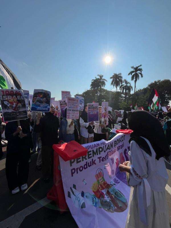 Aksi One Million Women For Gaza, Perempuan SMURP: Perempuan Indonesia Konsisten Boikot Produk Israel