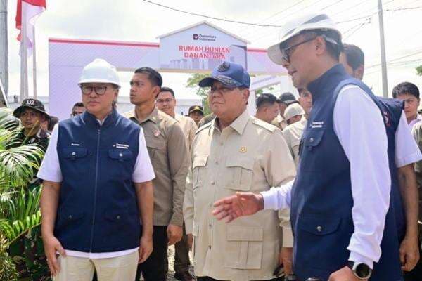Presiden Prabowo Tinjau 600 Rumah Danantara di Aceh, Target 15.000 Unit Rampung dalam Tiga Bulan