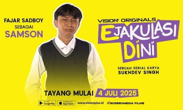 Peran Kocak Fajar Sadboy dalam Series EDI (Ejakulasi Dini), Streaming di VISION+