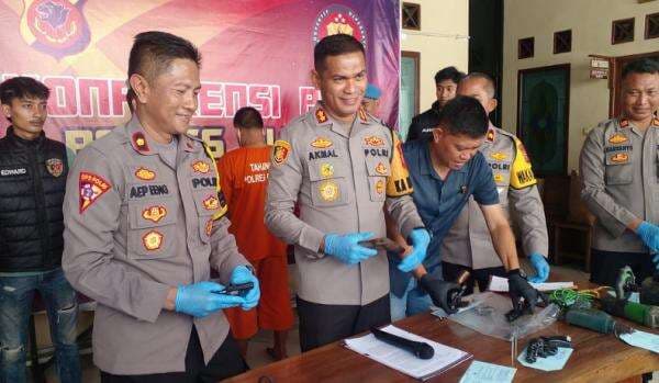 Jual 10 Pucuk Senjata Rakitan di Medsos, Warga Ciamis Terancam Hukuman Mati