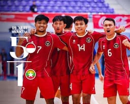 Hasil Timnas Futsal Indonesia vs Myanmar di SEA Games 2025: Garuda Menang Telak 5-1