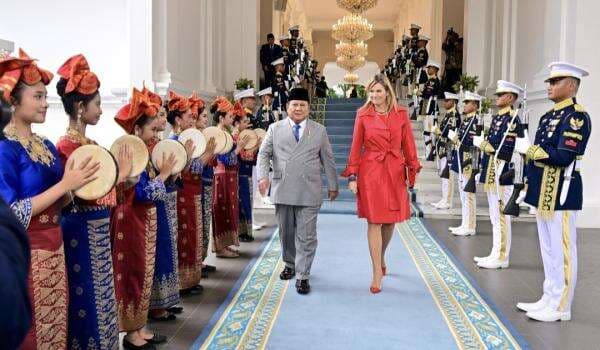 Begini Momen Prabowo dan Ratu Máxima Bertemu, Bahas Kesehatan Keuangan di Indonesia