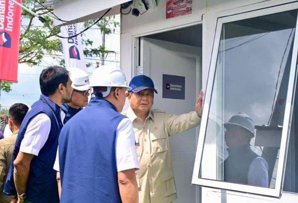600 Huntara di Aceh Dibangun dalam Waktu 8 Hari, Prabowo: Kewajiban Kita