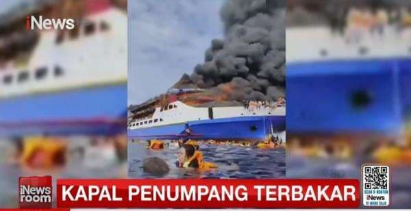 Manifest Bohong! KM Barcelona 5 Terbakar, Penumpang Nyaris Tembus 600 Jiwa