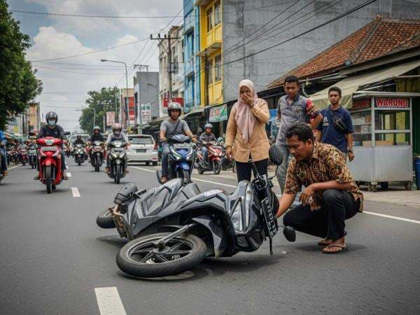 Kecelakaan Maut di Bekasi, Kurir Paket Tewas jadi Korban Tabrak Lari Truk Kontainer