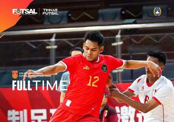 Hasil Timnas Futsal Indonesia vs Myanmar di CFA International Tournament 2025: Skuad Garuda Menang Telak 5-0!