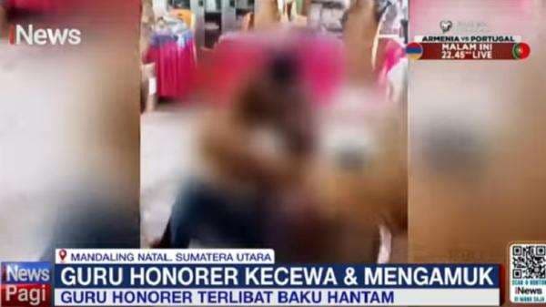 Kronologi Rapat Sekolah di Madina Berujung Baku Hantam, Guru Honorer Emosi Disindir ASN