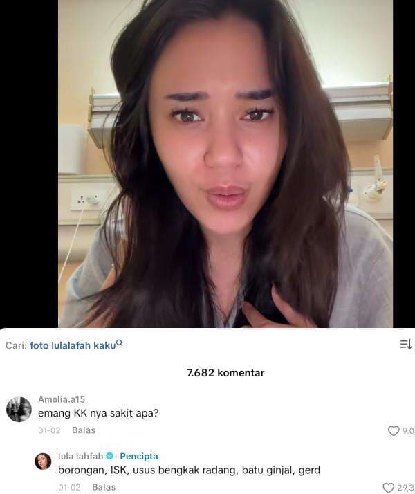 Sebelum Meninggal, Lula Lahfah Pernah Dirawat karena ISK, Usus Bengkak hingga GERD