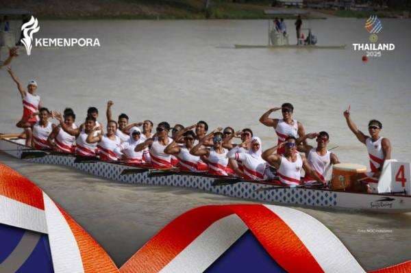 Perahu Naga Kunci Emas Ke-86 Indonesia di SEA Games 2025 Perahu Naga Kunci Emas Ke-86 Indonesia di SEA Games 2025
