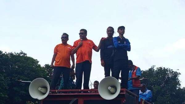 Ratusan Buruh Batal Demo Tolak UMP di Depan Istana