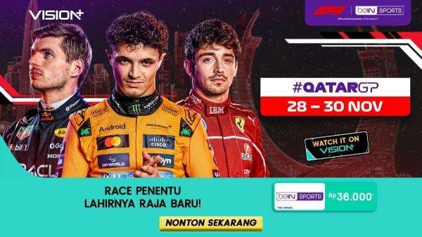 Jadwal dan Link Live Streaming F1 GP Qatar 2025, Klik di Sini!